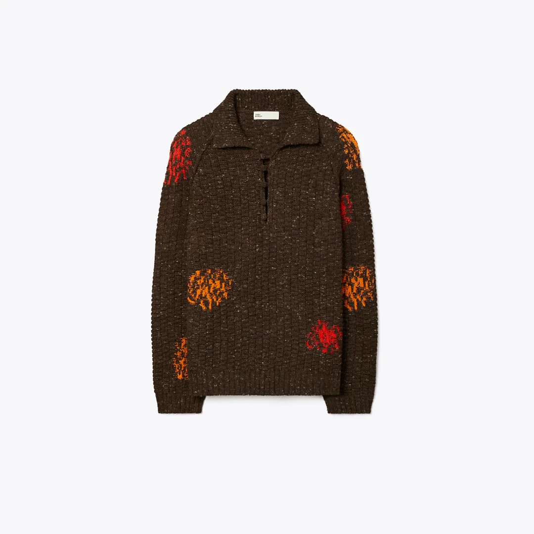 Wool and Alpaca Sweater by Tory Burch