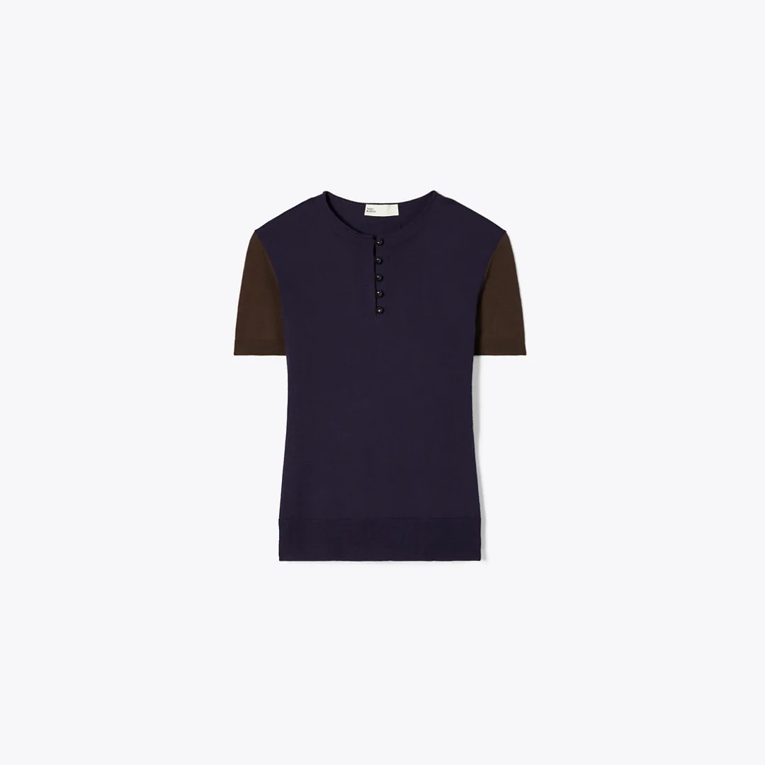 Wool Henley by Tory Burch