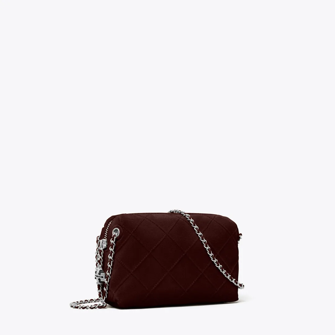 Fleming Suede Soft Crossbody Bag by Tory Burch