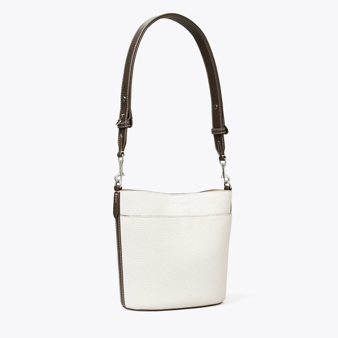 Leather Bucket Bag by Tory Burch