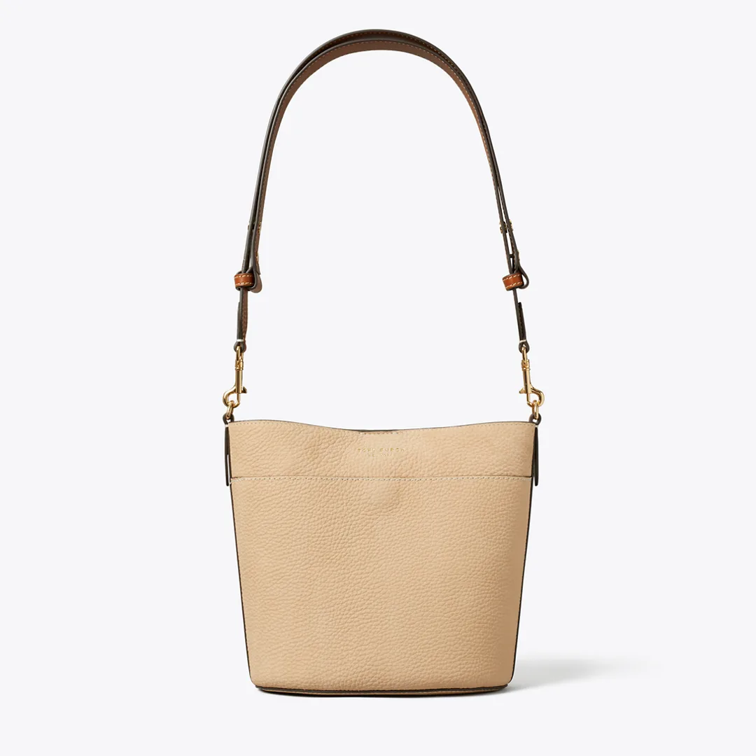Pebble Nubuck Bucket Bag by Tory Burch