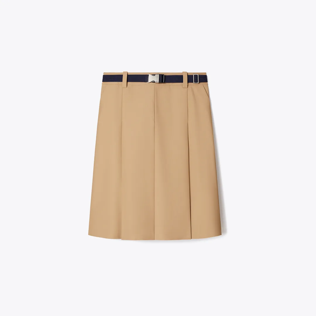 Pleated Nylon Skirt by Tory Burch
