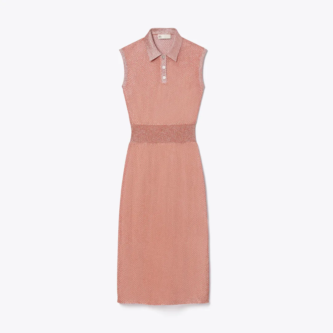 Polo Mesh Dress by Tory Burch