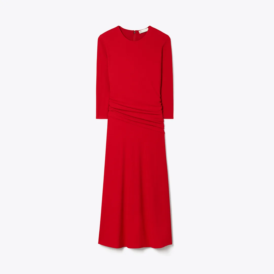 Flared Viscose Dress by Tory Burch
