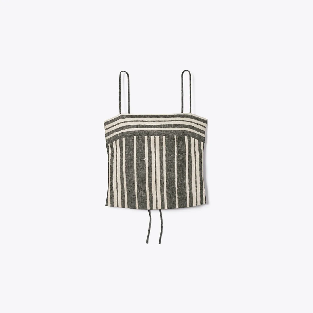 Linen Slip Tank Top by Tory Burch