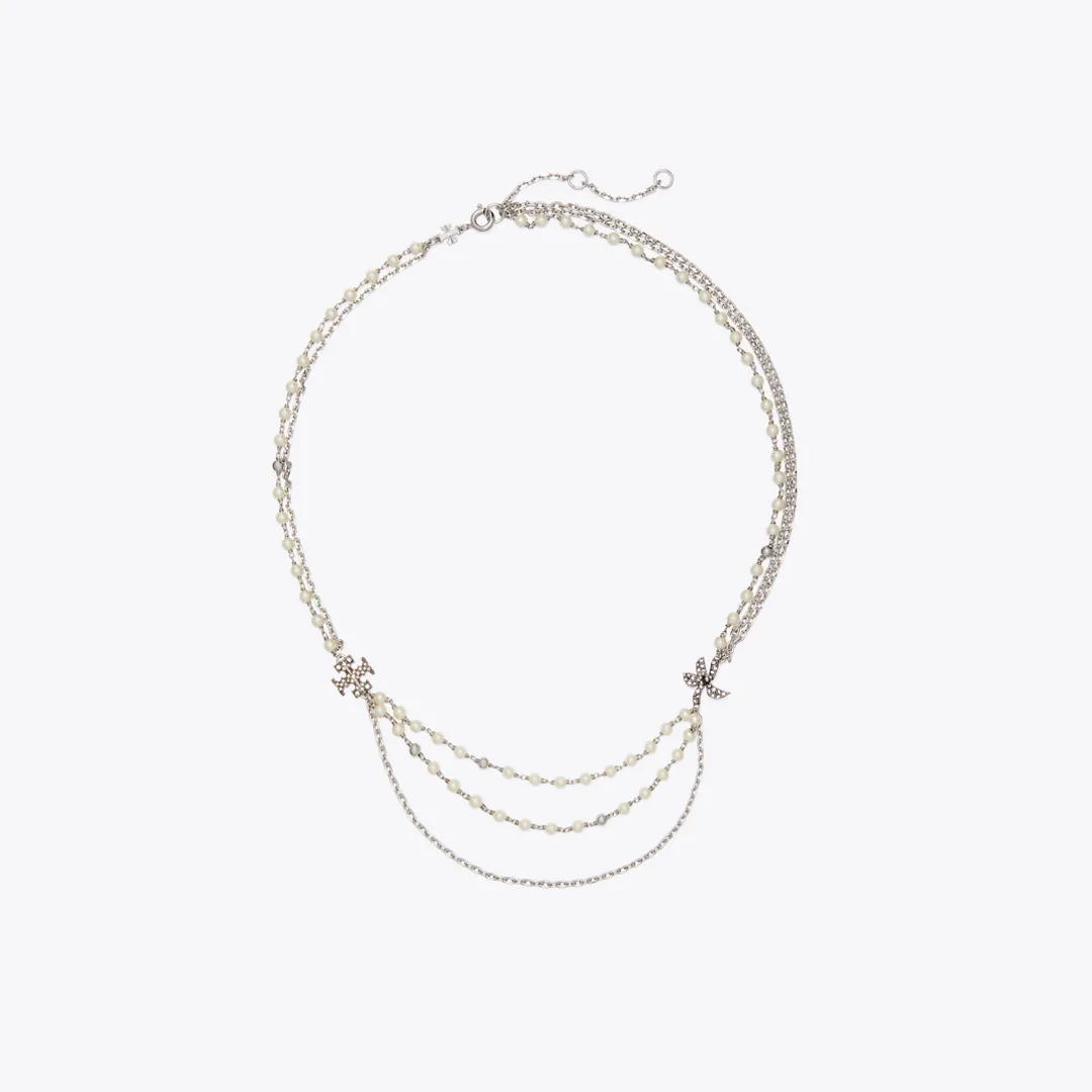 Moondance Multi Strand Pearl Necklace