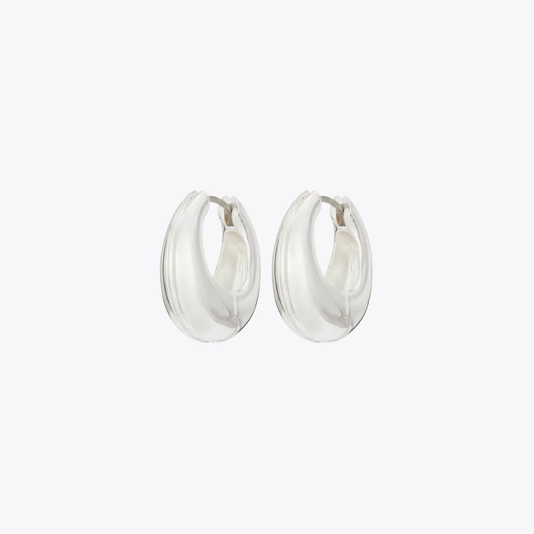 Small Pierced Hoop Earrings