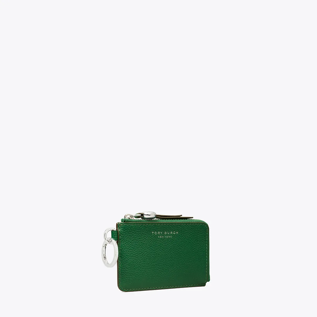 Leather Card Case Bag Charm by Tory Burch