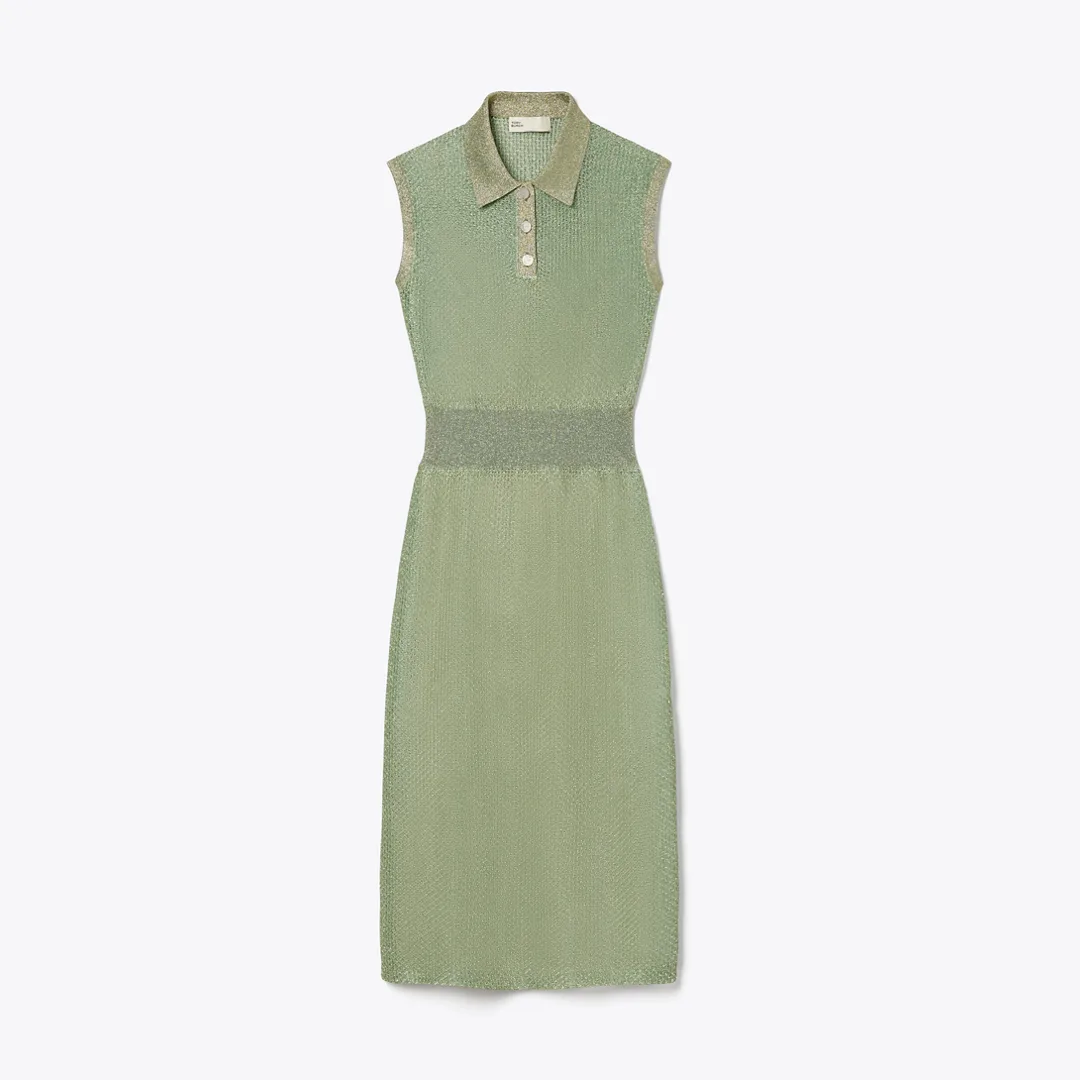 Polo Mesh Dress by Tory Burch