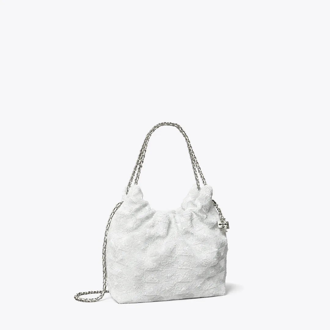 Mini Fleming Sequin Hobo Bag by Tory Burch