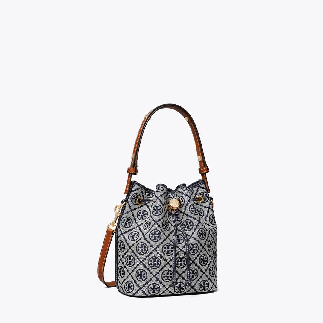 T Monogram Bucket Bag
