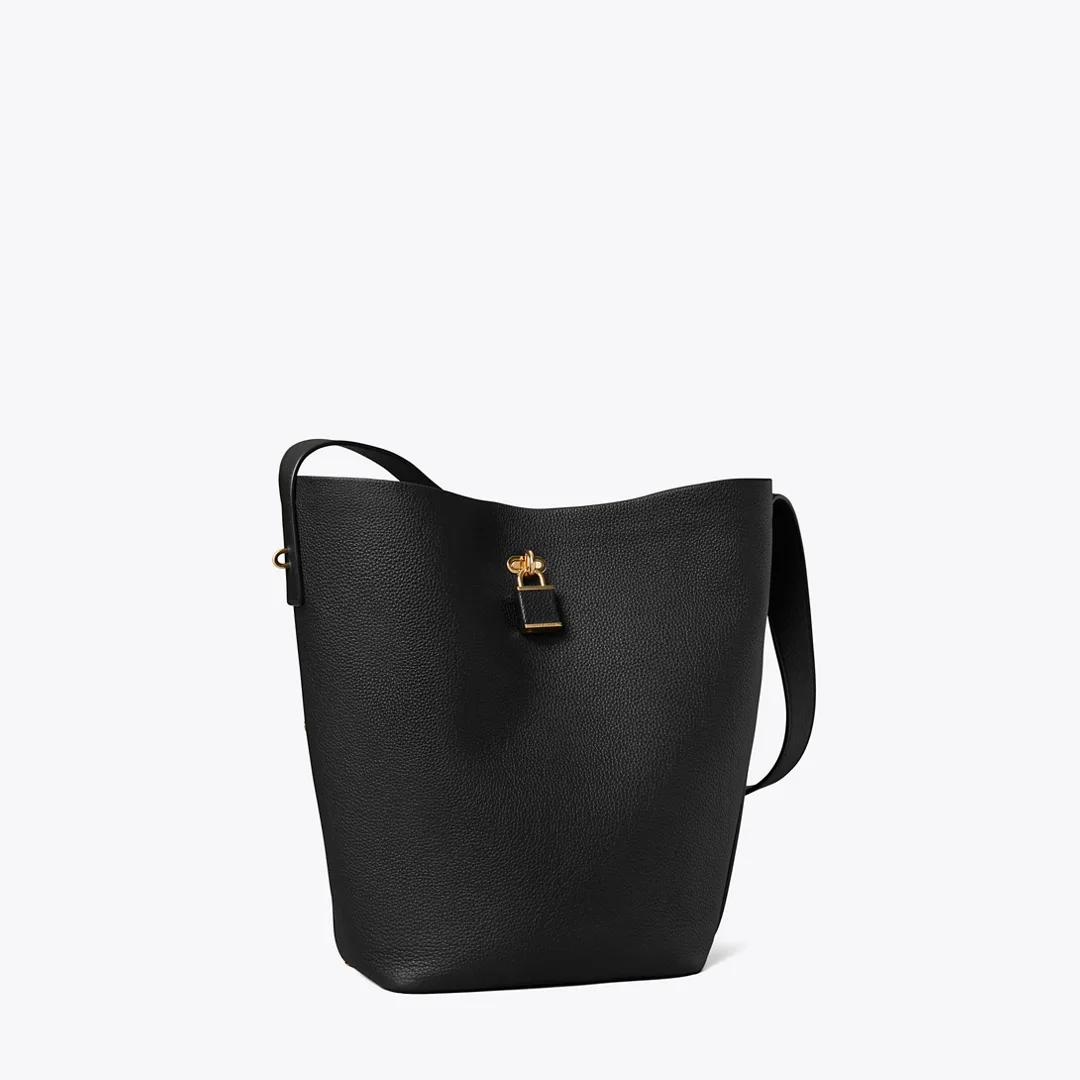 Lock Slim Bucket Bag by Tory Burch