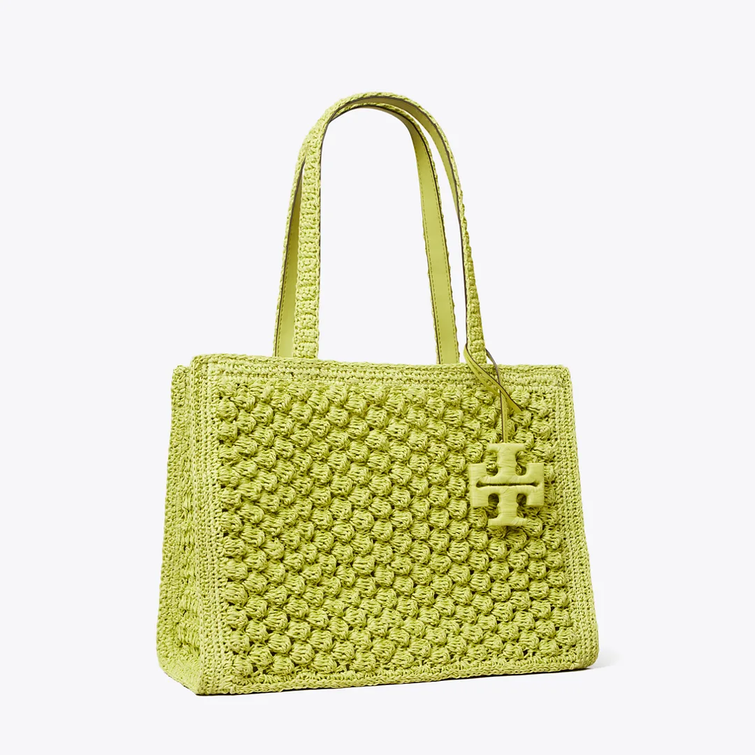 Small Ella Hand-Crocheted Popcorn Tote by Tory Burch