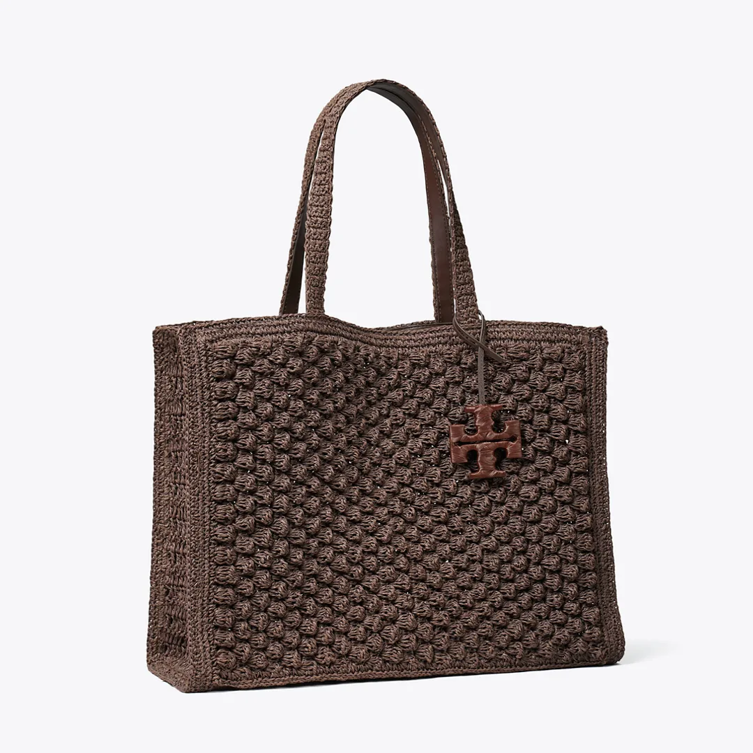 Large Ella Hand-Crocheted Popcorn Tote by Tory Burch