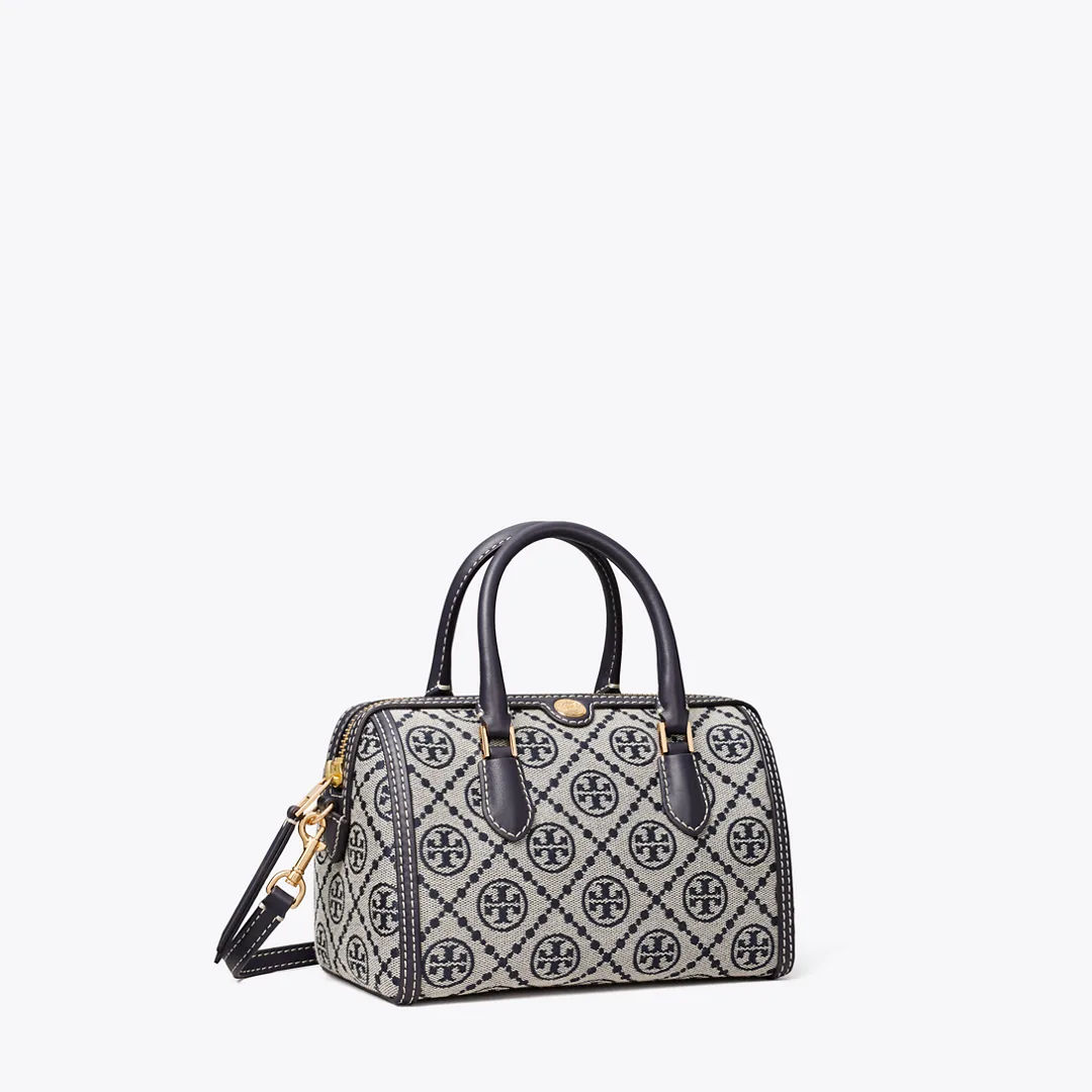 T Monogram Petite Barrel Bag by Tory Burch