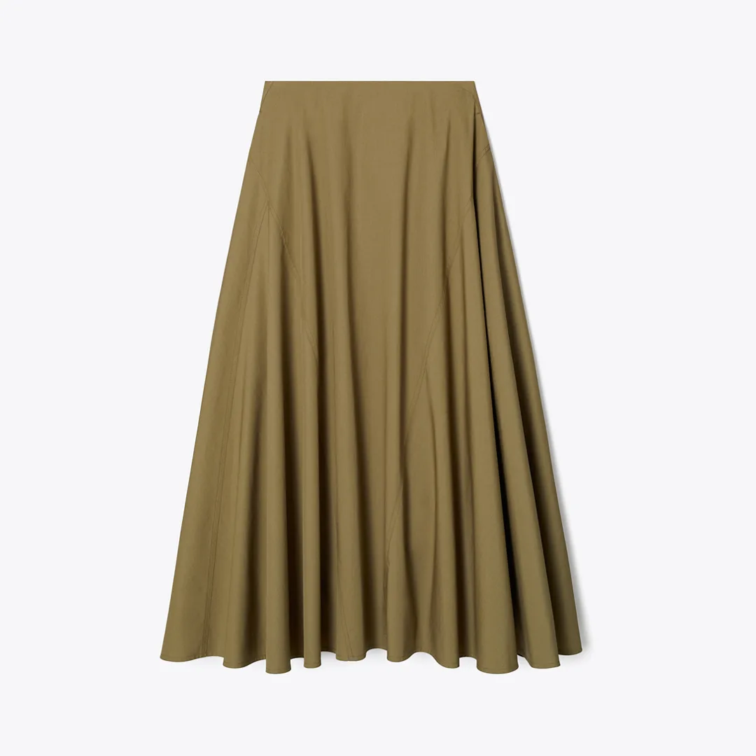 Cotton Poplin Skirt