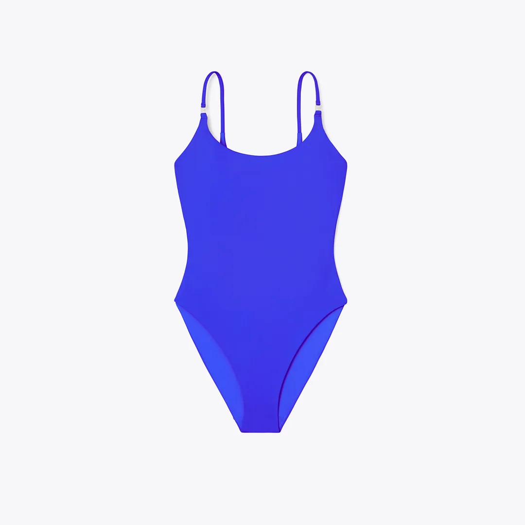 Solid Swimsuit by Tory Burch