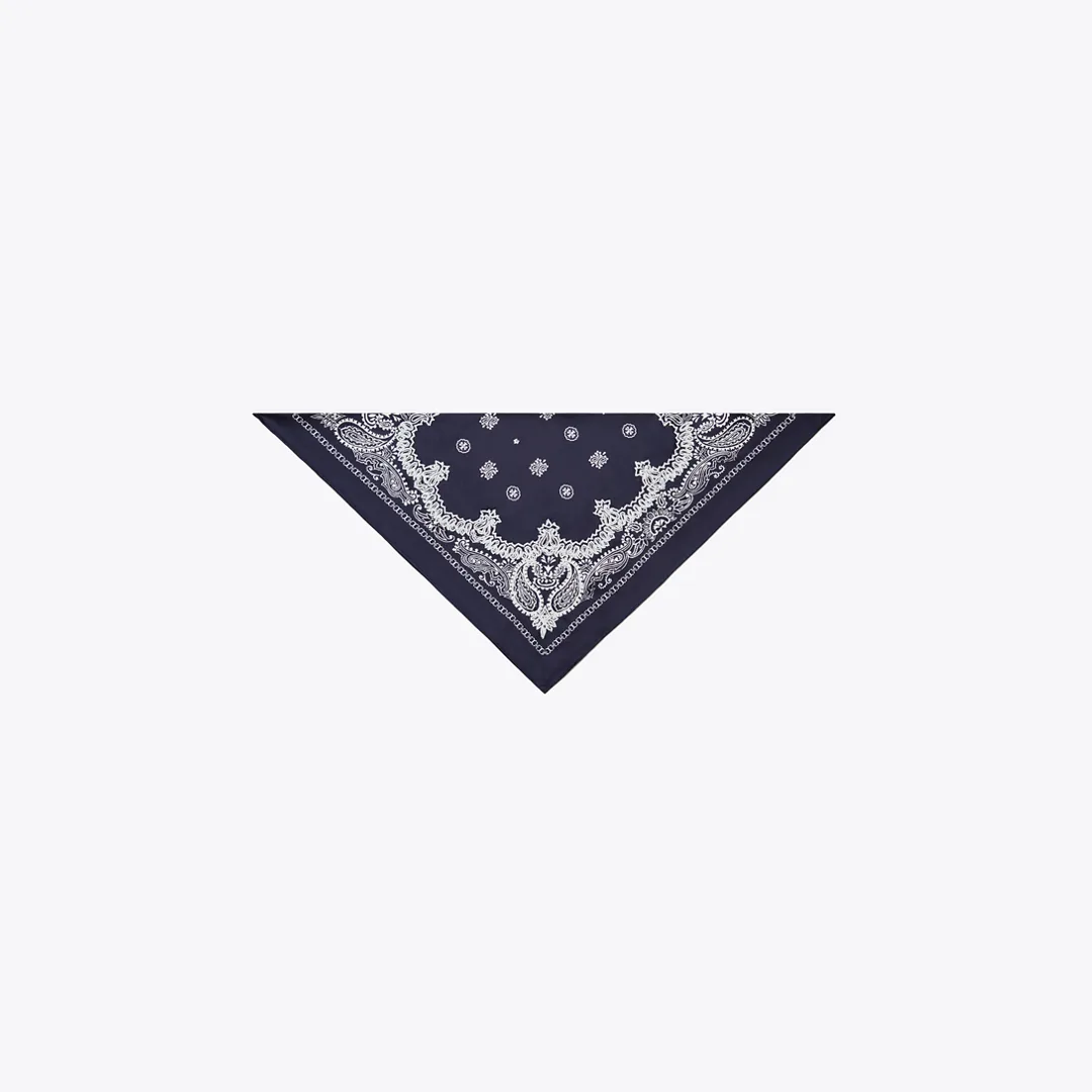 Beaded Bandana Triangle Scarf by Tory Burch