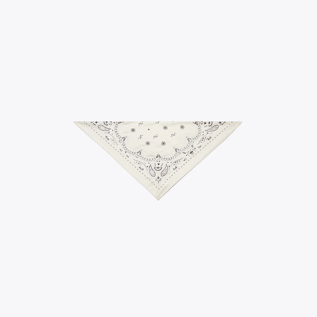 Beaded Bandana Triangle Scarf