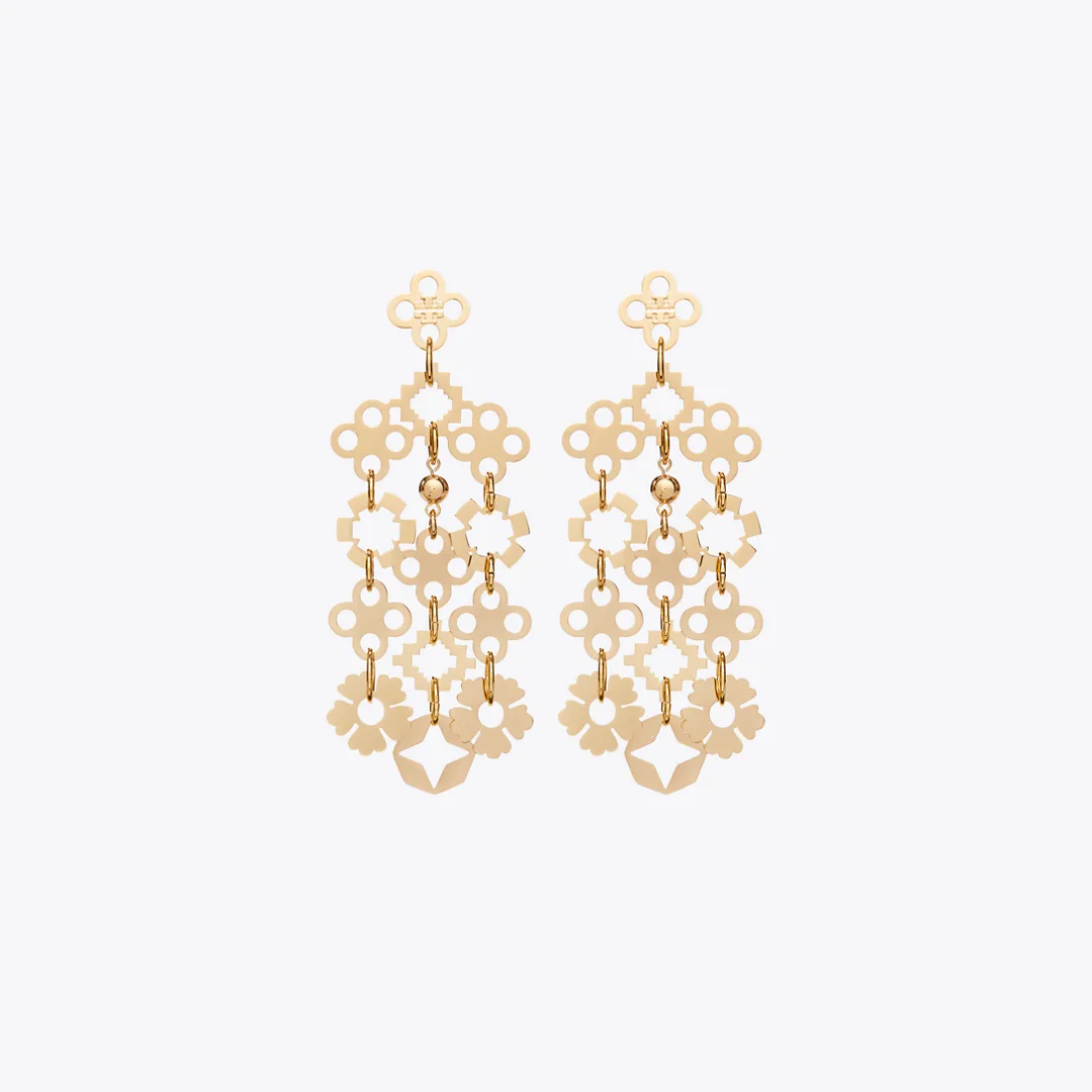 Forget Me Not Chandelier Earrings by Tory Burch