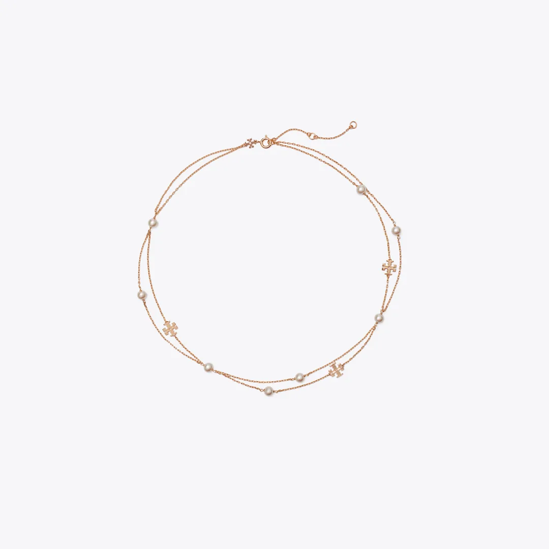 Moondance Layered Pearl Necklace by Tory Burch