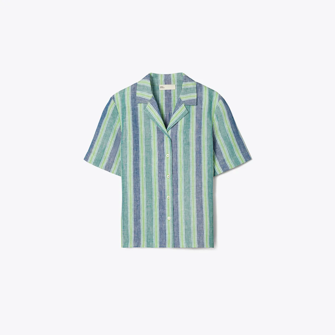 Striped Linen Top