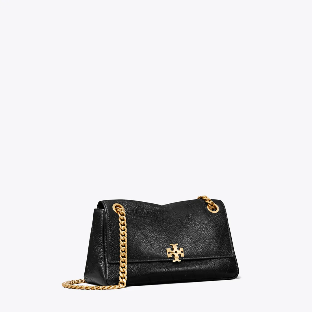 Small Charlie Quilted Shoulder Bag by Tory Burch
