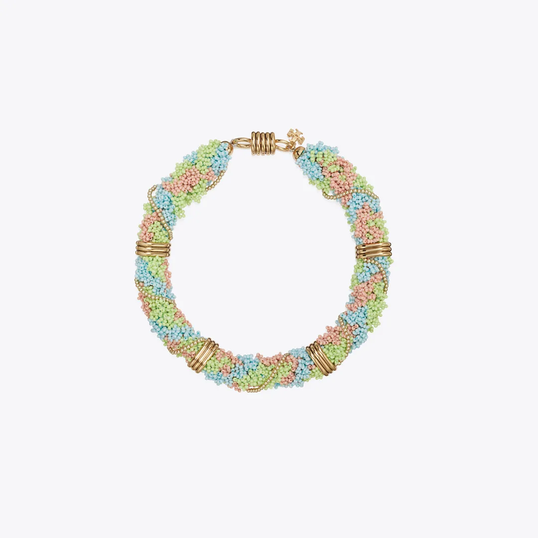 Runway Beaded Short Necklace by Tory Burch