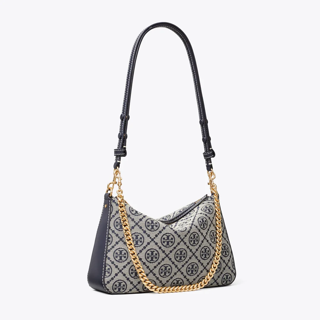 T Monogram Small Perry Shoulder Bag by Tory Burch