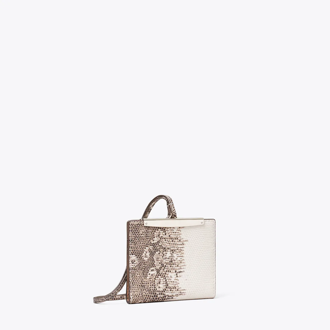 Lizard-Embossed Lanyard by Tory Burch