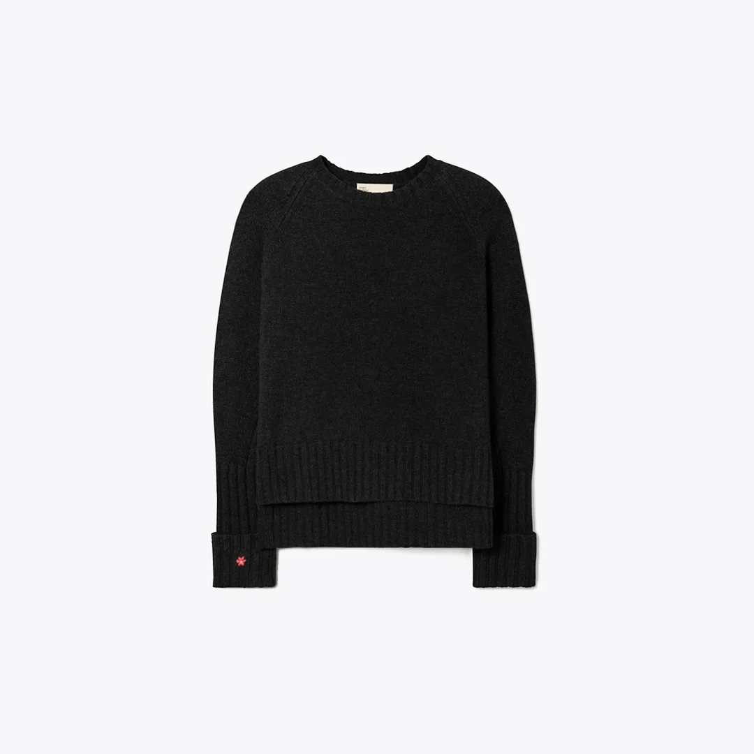 Merino Wool Sweater by Tory Burch