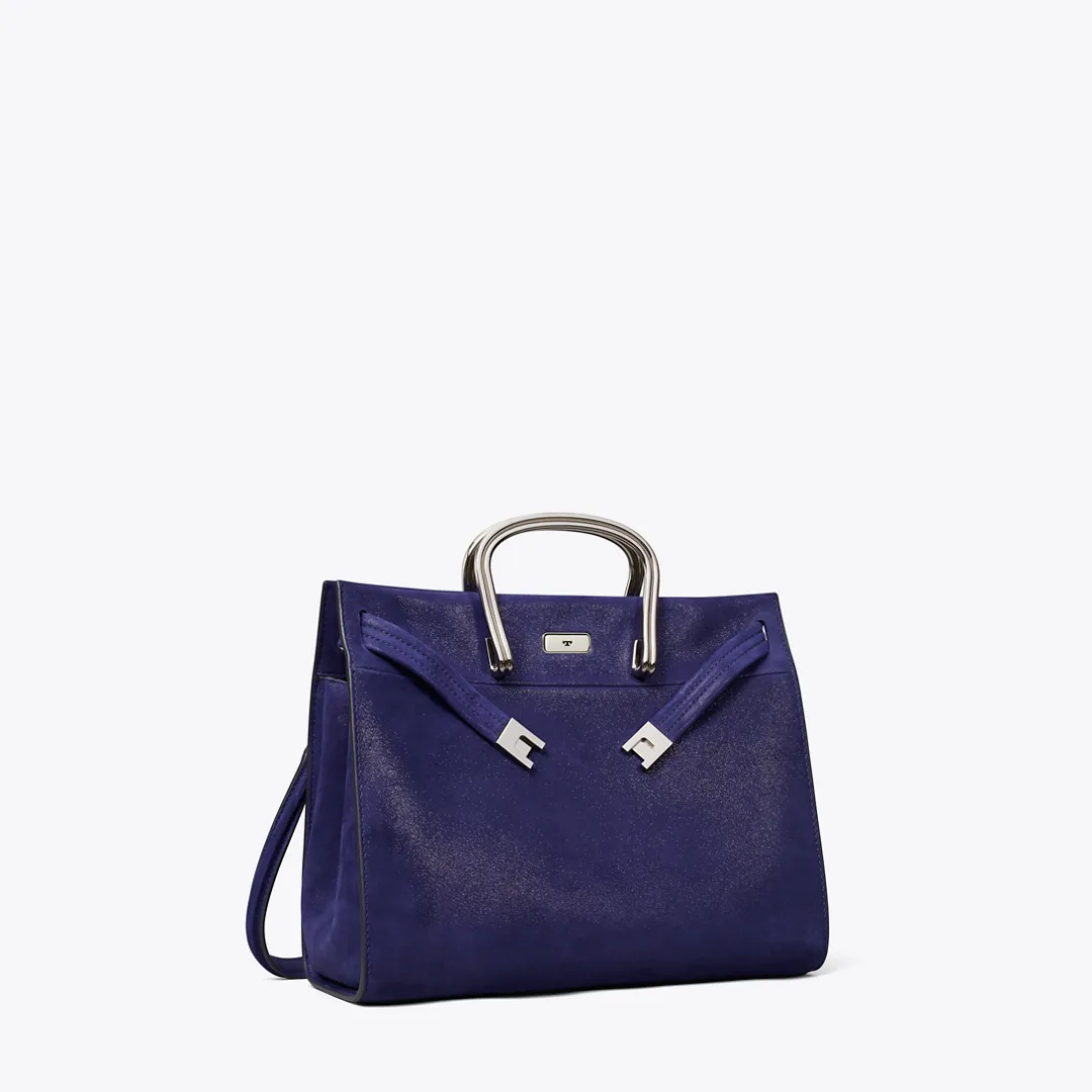 Soft Suede Lee Radziwill Bag by Tory Burch