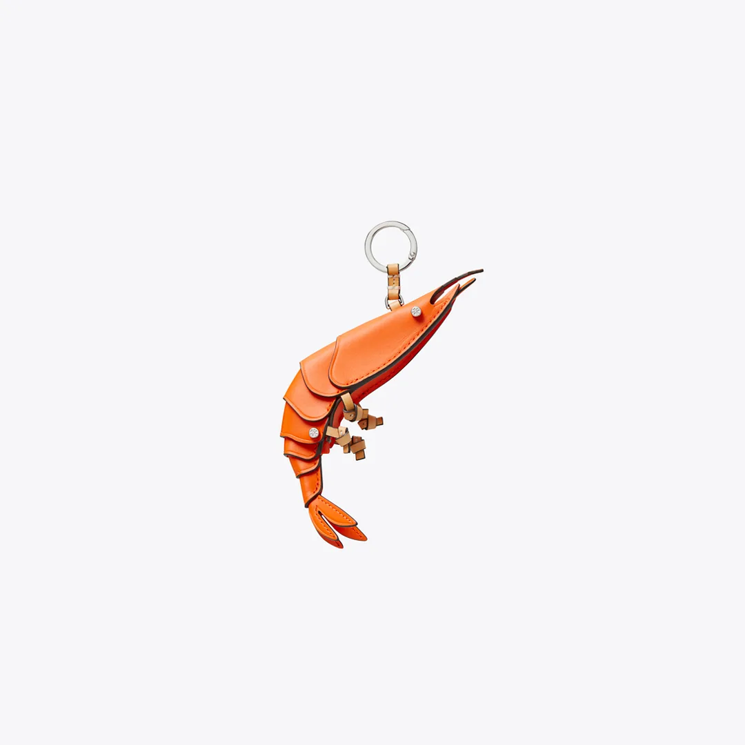 Prawn Bag Charm by Tory Burch