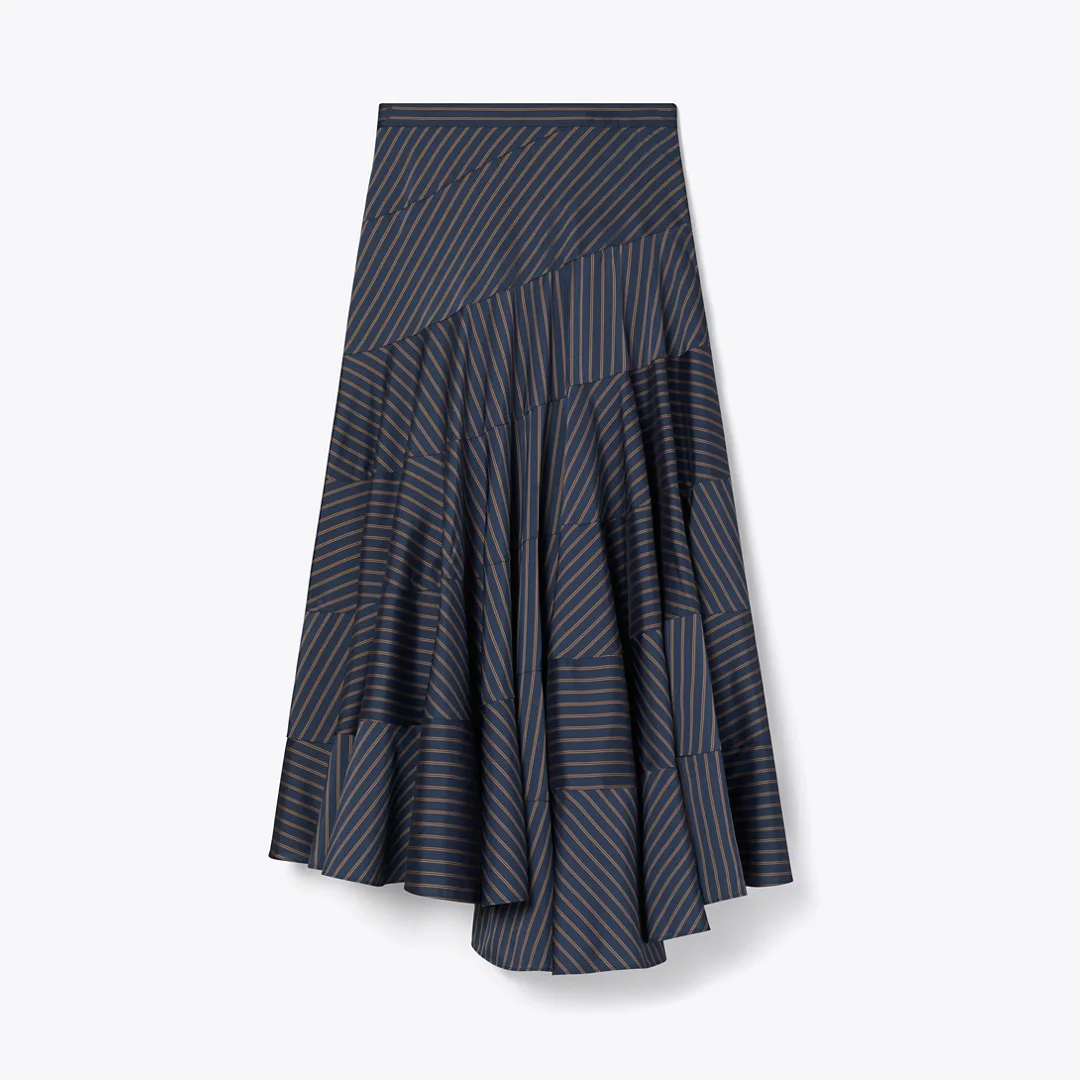 Flared Viscose Skirt