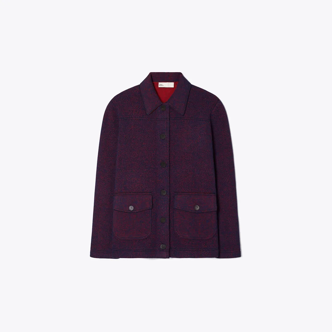 Wool Camp Jacket by Tory Burch