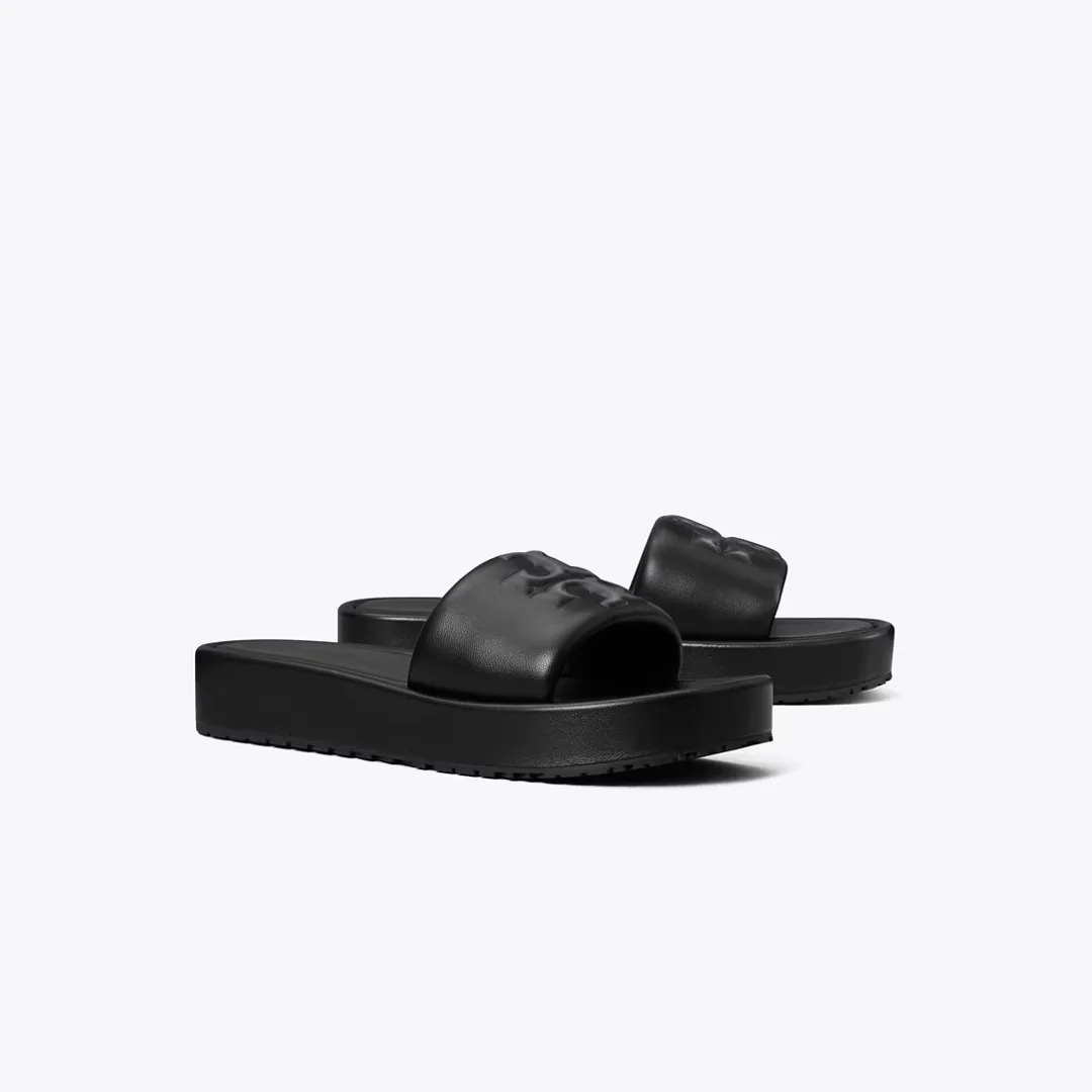 Double T Sport Platform Slide by Tory Burch
