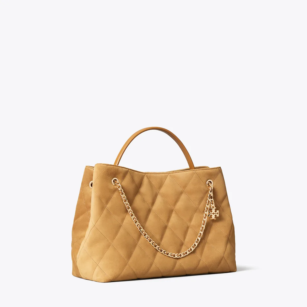 Fleming Suede Carryall by Tory Burch