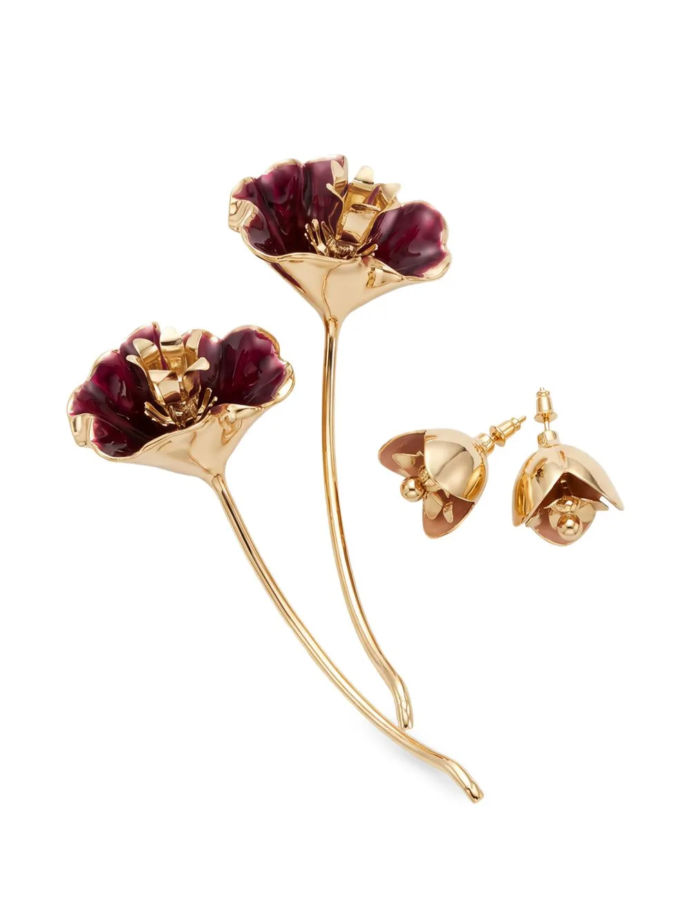 Flower-Motif Earrings by Rabanne