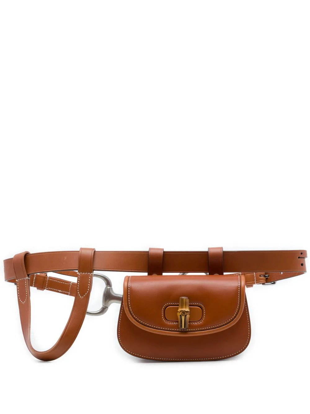 2016-2026 Mini Calfskin Bamboo 1947 Belt Bag by Gucci Pre-Owned