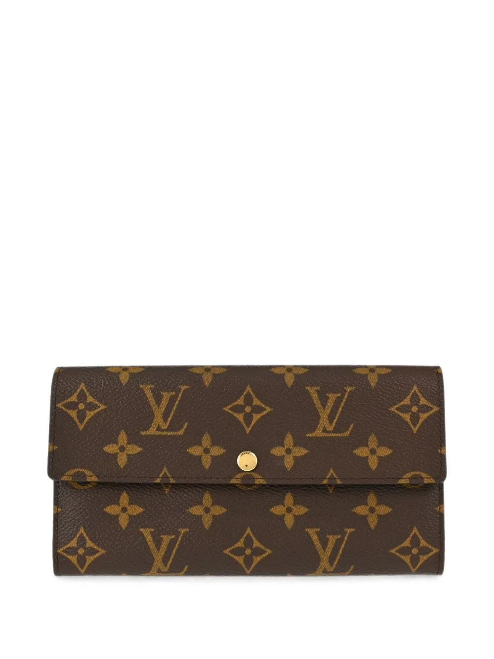 Monogram Porte Monnaie Credit Patterned Wallet by Louis Vuitton Pre-Owned