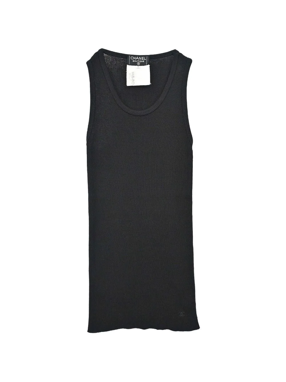 1993 Logo-Embroidered Tank Top by CHANEL Pre-Owned
