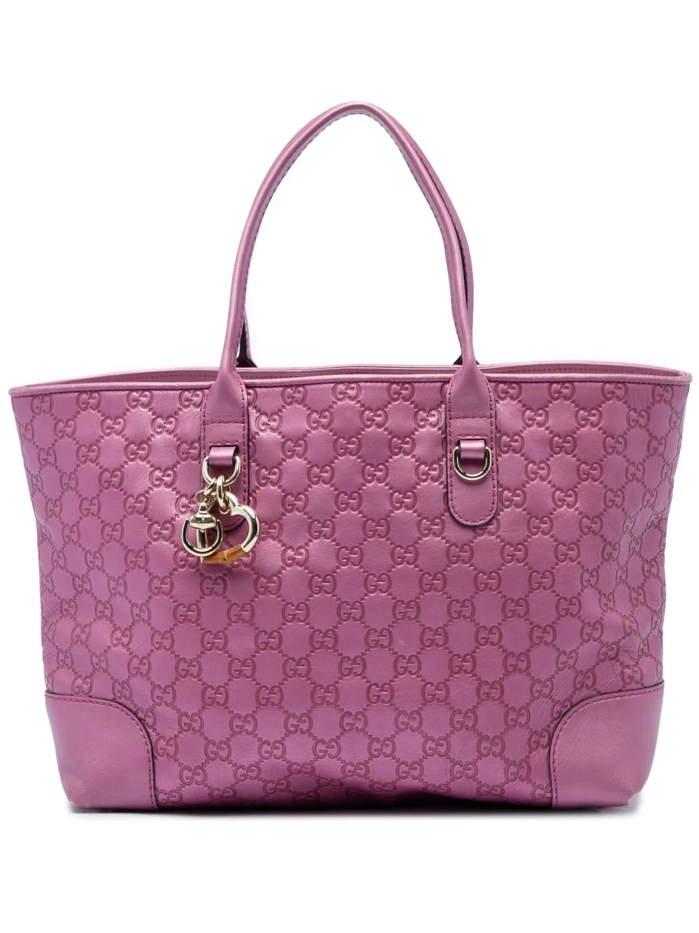 2016-2026 Metallic Guccissima Heart Bit Tote Bag by Gucci Pre-Owned