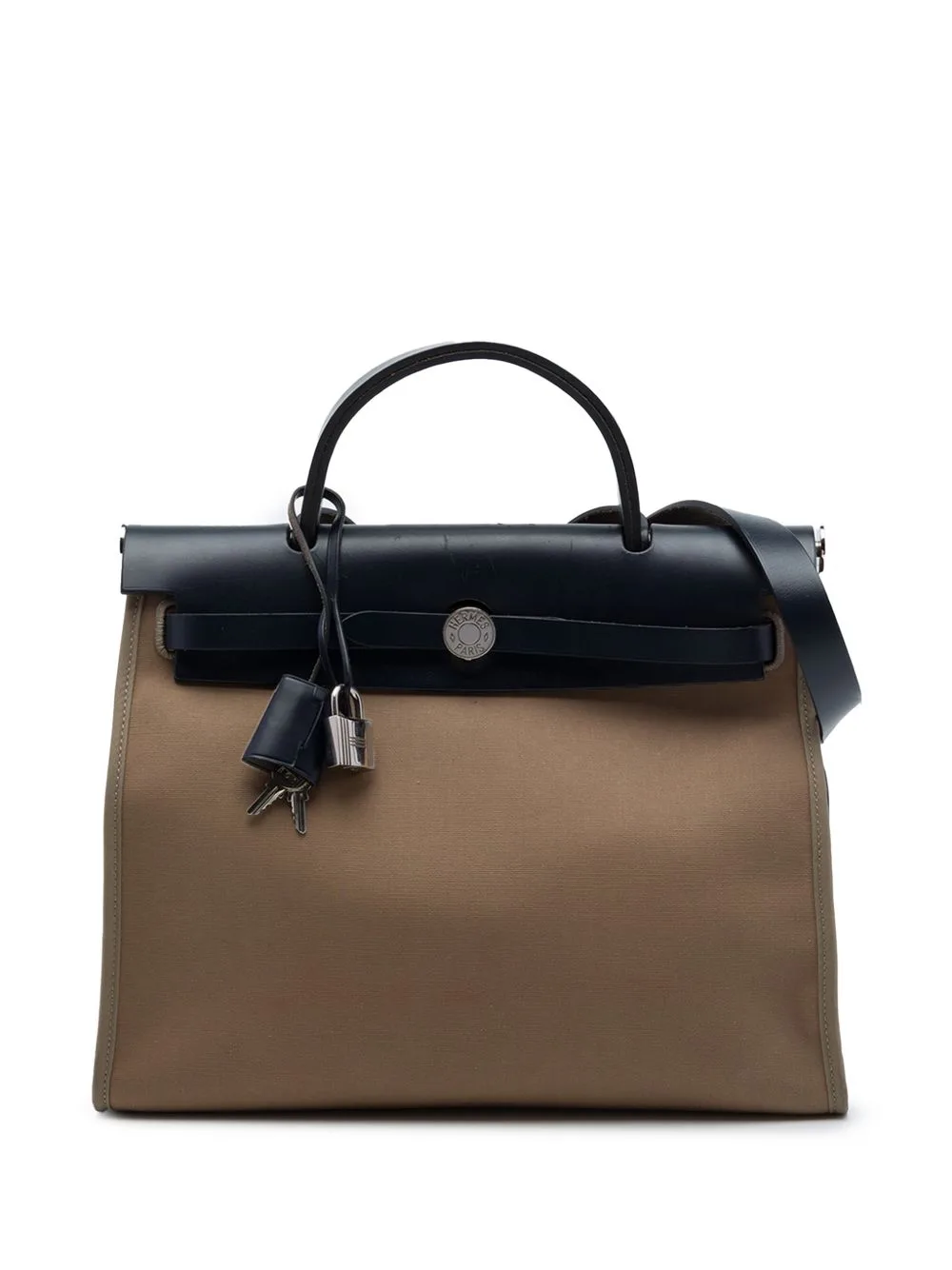 2017 Toile Herbag Zip 31 Satchel by Hermès Pre-Owned