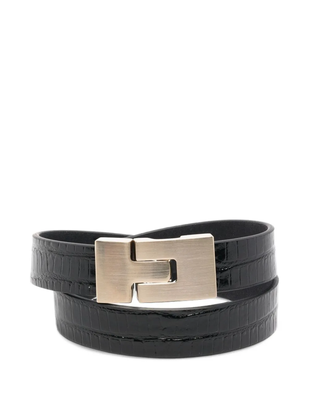 Lizard-Effect Leather Bracelet by TOM FORD