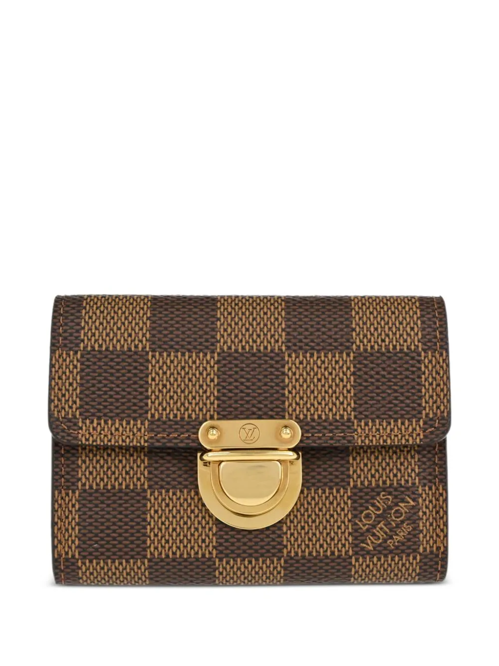 Damier Ebene Porte Monnaie Koala Wallet by Louis Vuitton Pre-Owned