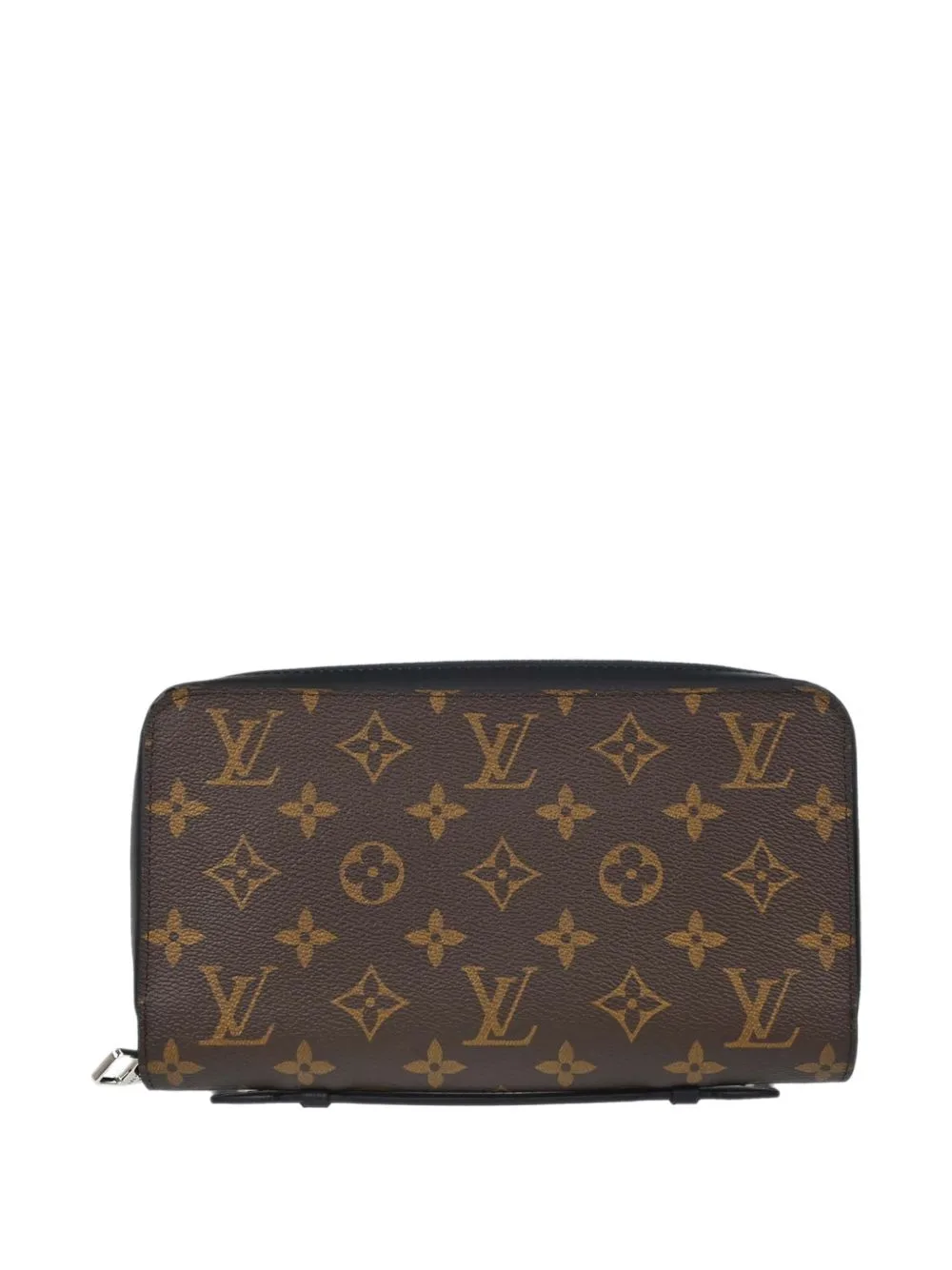 XL Zippy Macassar Monogram Long Wallet by Louis Vuitton Pre-Owned