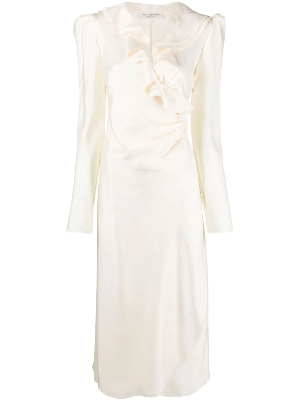 Ruffle-Trim Wrap Dress by Philosophy Di Lorenzo Serafini