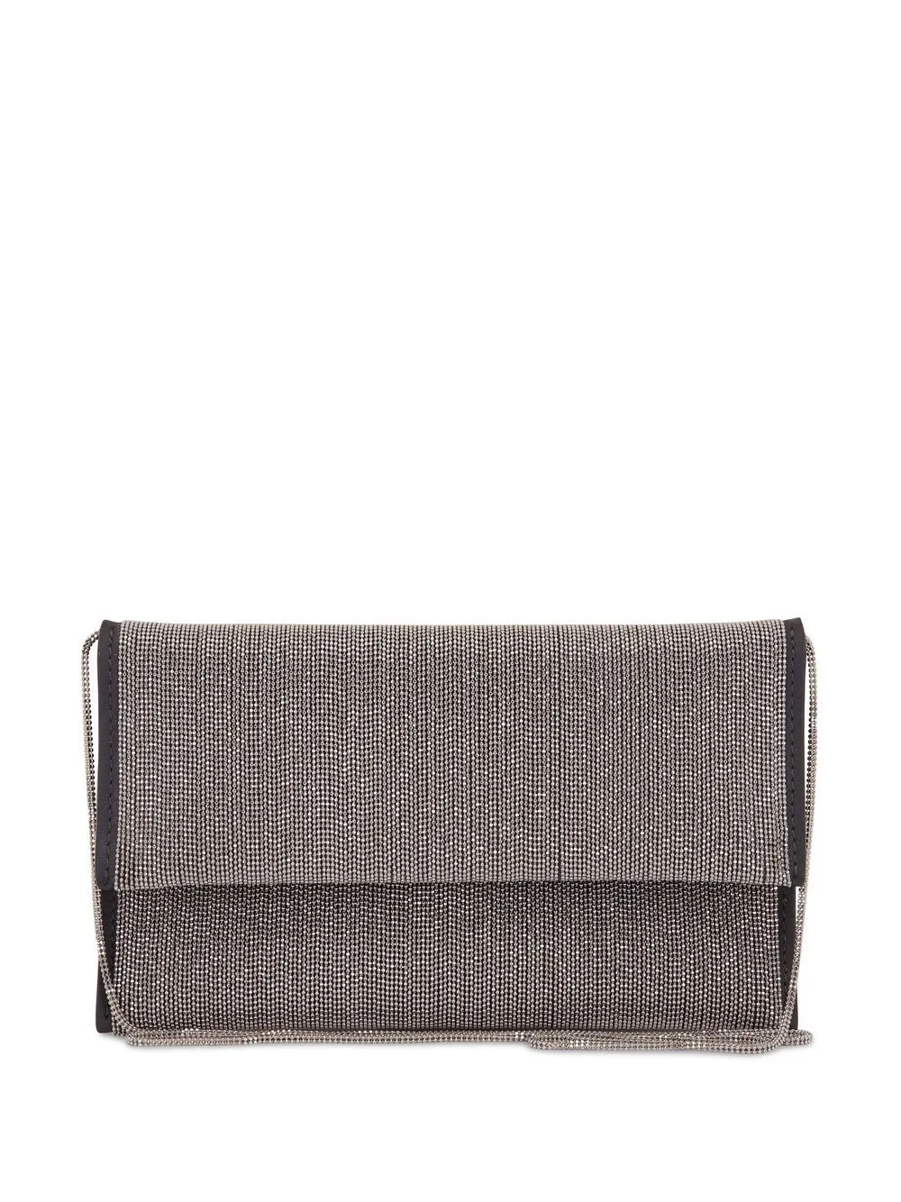 Ball-Chain Embellished Chain Wallet by Brunello Cucinelli