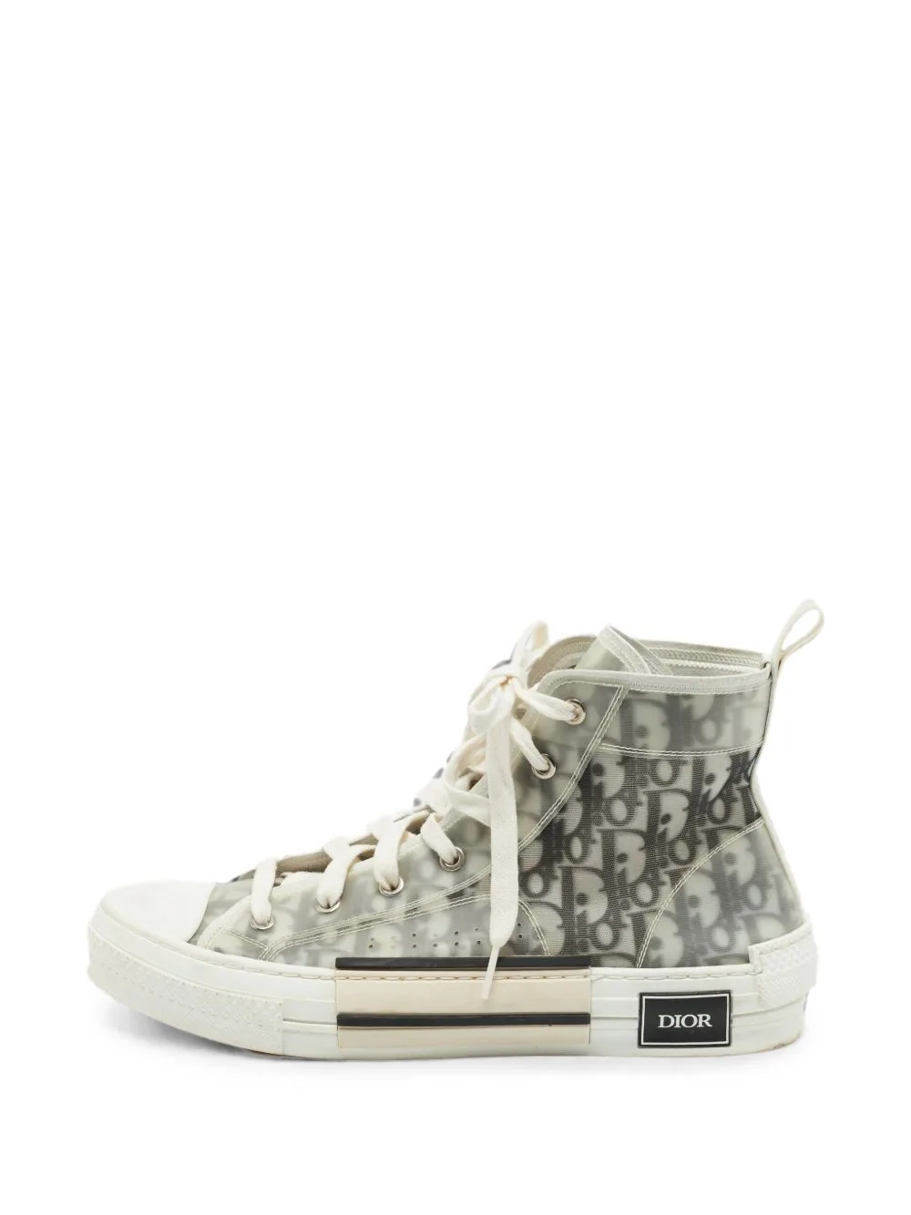 B23 Oblique-Pattern Sneakers by Christian Dior Pre-Owned