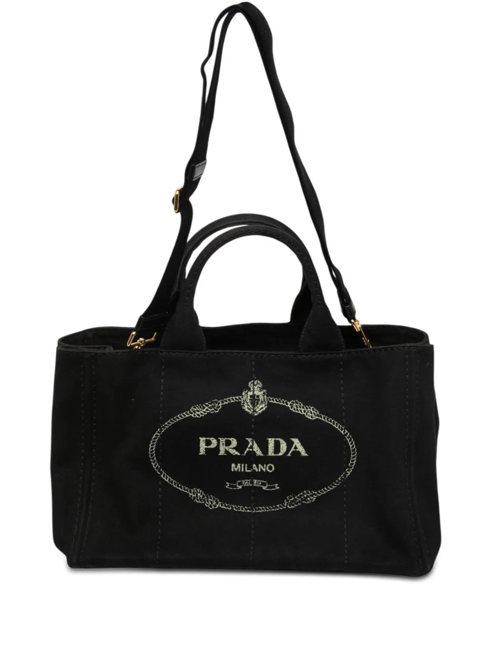 2013-2026 Canapa Satchel Bag by Prada Pre-Owned